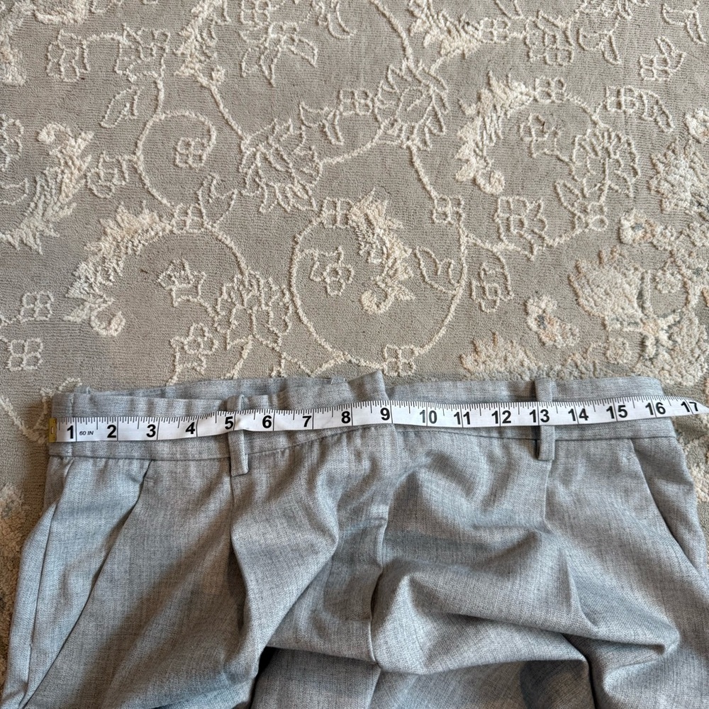 Abercrombie & Fitch Women Gray Dress Pants Size 12 - Picture 6 of 9